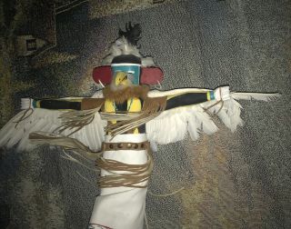 Signed Ryder,  Vintage Hopi Kachina Doll,  Eagle Dancer - Large 26” Handmade