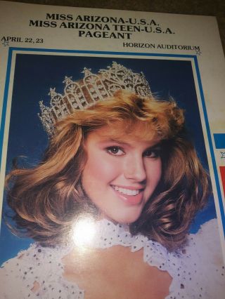 Miss Arizona Teen/ Usa 1988 Program Book Shannon Martetic Competes For Teen