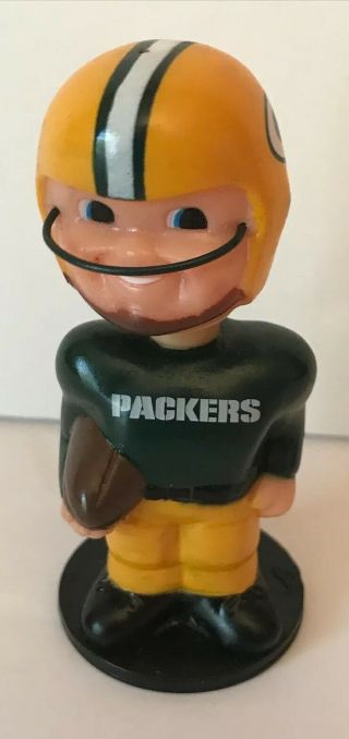 Green Bay Packers Nfl Mini Bobblehead 3.  25 " Nodder