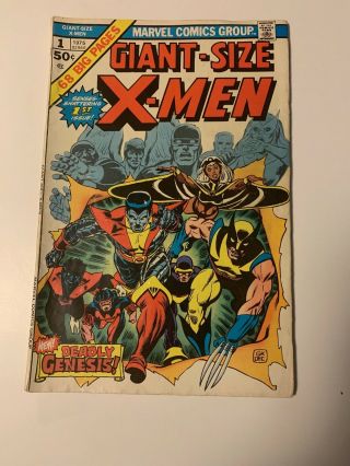 Giant - Size X - Men 1 ([july] 1975,  Marvel) 1st App Storm,  Colossus,  Nightcrawler
