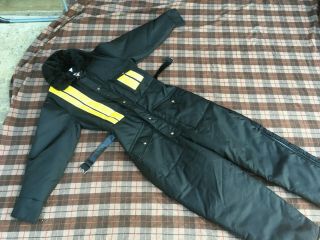 Jcpenny Snowmobile Apparel Womens Large Regular 16 - 18one Piece Snow Suit Vintage