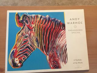 Andy Warhol 1989 Endangered Species Portfolio Litho Prints Set Of 6