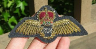 Rcaf Canada Common Wealth Air Force Pilot Wings Crew Insignia Brevet