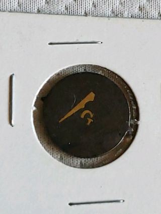 Vintage Masonic Damascene Secret Spinner Watch Fob Minty Nr Parts/repair 07 - 15