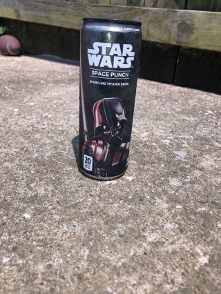 Star Wars Space Punch Sparkling Vitamin Drink Rey Resist Collector’s Can