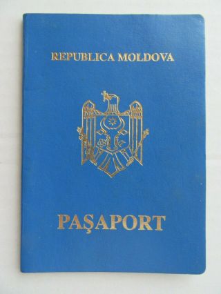 Republic MOLDOVA International ID Passport Woman with Childrens 3