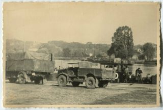 German Wwii Archive Photo: Wehrmacht Army Trucks
