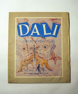 Vintage Salvador Dali Nature Watercolor Prints - Set Six - Donald Art Co.