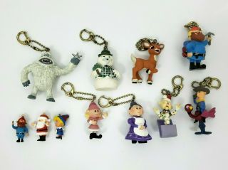 Christmas Ornaments Set Of 10 Rudolph Red Nosed Reindeer Land Misfit Toys Small