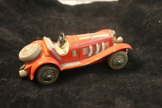 Vintage Schuco 1043/1 Micro Racer Mercedes Ssk Western Germany Red 3 1/2 " Car
