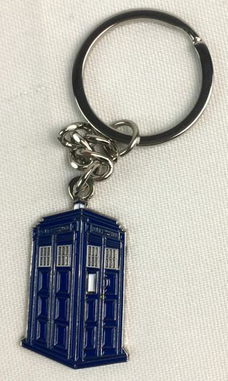 Tardis - Doctor Who Bbc Tv Series - Uk Imported Metal Keychain Keyring