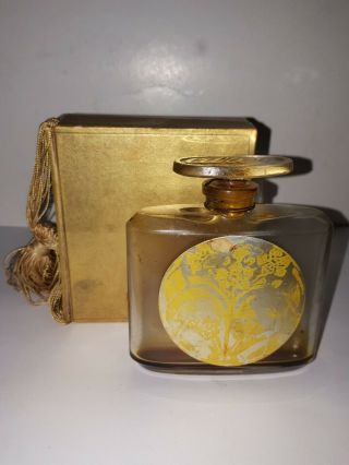 Vintage Caron Le Tabac Blond Perfume In Presentation Box