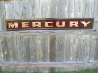 Vintage 1967 1968 Mercury Truck Tailgate Center From A Tailgate Mercury Pickup