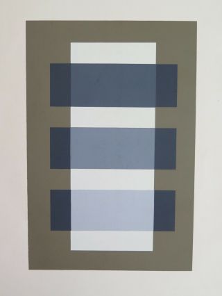 Josef Albers Silkscreen Folder XI - 3/Right Interaction of Color 1963 2