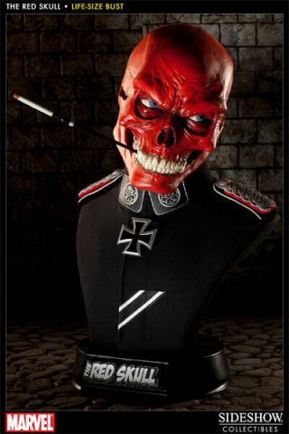 Red Skull Life Sized Bust Statue Sideshow 3 Captain America