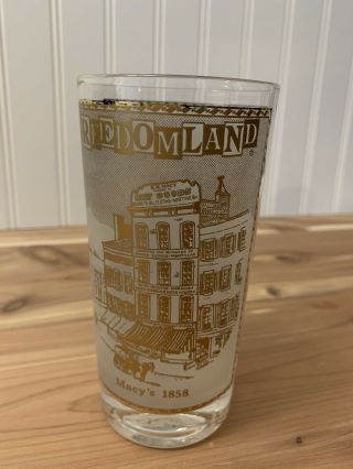 Vintage Freedomland U.  S.  A.  York Souvenir Drinking Glass Macy’s
