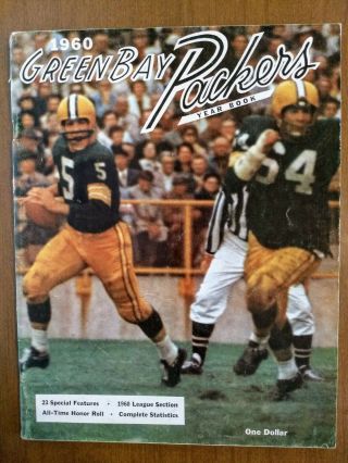 Vintage 1960 Green Bay Packers Yearbook,  First Year Of Issue
