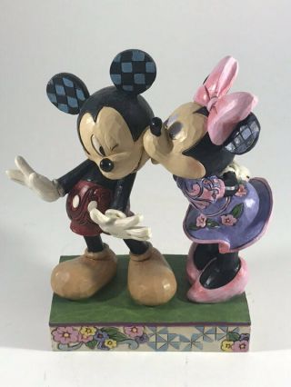 Jim Shore Disney Mickey Minnie A Kiss From Me To You Figurine 4053366