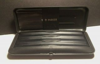 Parker Traveler Pen Case For 3 Pens Hard Portable Case Made In Holland