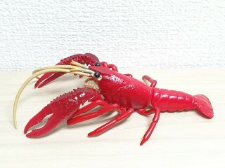 Takara kaiyodo FRESHWATER CRAYFISH lobster figure w/removable shell exoskeleton 2