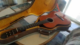 Alvarez Vintage Acoustic Guitar And Case 1975 Cy130