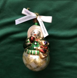 Waterford Holiday Heirlooms Kildare Kieran Snowman Ornament