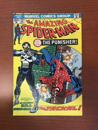 Spider - Man 129 1st Appearance Punisher Ow -