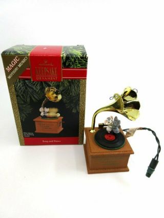 Hallmark Keepsake Ornament Song And Dance Magic Motion Music Jingle Bells