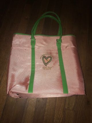 Aka Alpha Kappa Alpha Sorority Big Pink Bag W/ Heart 2010 Boule St.  Louis