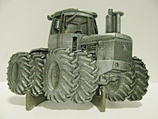 John Deere 8440 Iron Horse Series 4wd Tractor Pewter Cut - Out Belt Buckle 1980