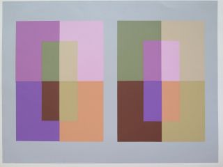 Josef Albers Silkscreen Folder XIV - 3 Interaction of Color 1963 2