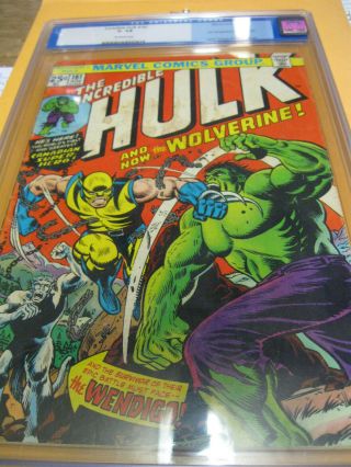 The Incredible Hulk 181 (nov 1974,  Marvel) Graded By Cgc G - 1.  8
