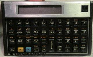 Vintage Hewlett - Packard Hp 11c Scientific Calculator,  - Vg
