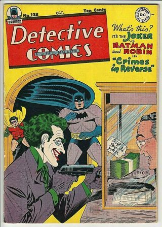 Detective Comics 128 Cgc 6.  5 Ow/w Pages