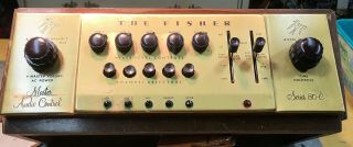 Vintage Fisher 80 - C 80c Preamplifier,  Preamp,  Vg Well