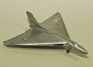 Vintage Dinky Toys Meccano Die - Cast Airplane 749 Avro Vulcan Delta Wing Bomber