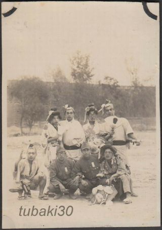 C37 Imperial Japanese Army Photo Disguised Soldiers In China