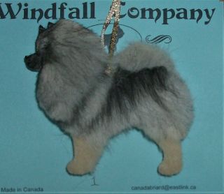 Keeshond Dog Soft Plush Christmas Canine Ornament 1 By Wc