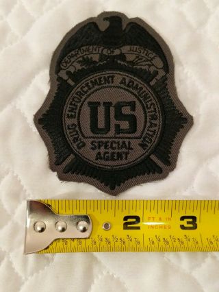 DEA Special Agent Badge Patch Drug Enforcement Administration Police 2