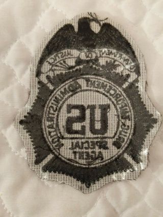 DEA Special Agent Badge Patch Drug Enforcement Administration Police 3