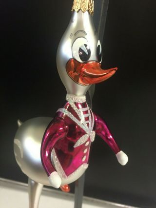 Christopher Radko Italian Ornament Donald Duck Ready To Quack