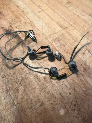 Vintage 1958 Gibson Es - 335 Wiring Harness.  Pots Switch Les Paul 345