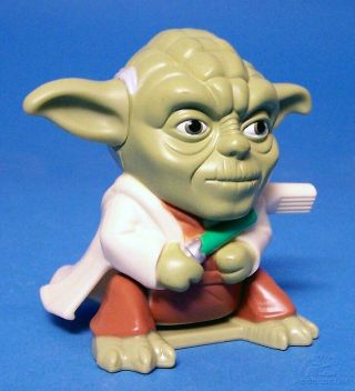 Yoda Wind - Up 2005 Burger King Premium Star Wars Toy Attack Of The Clones