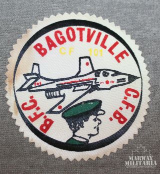 Caf Rcaf,  Bagotville Cf 101 Bfc Cfb Jacket Crest/patch,  Printed (19686)