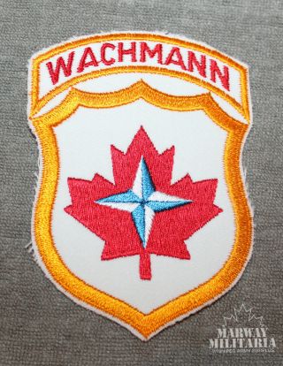 Caf Rcaf,  Wachmann Nato Jacket Crest/patch (19681)
