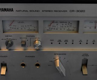 Updated Vintage Yamaha Cr - 3020 Stereo Receiver