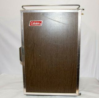 Vintage Coleman Convertible Cooler Icebox Portable Fridge Camping Gear