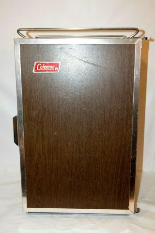 Vintage Coleman Convertible Cooler Icebox Portable Fridge Camping Gear 2