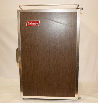 Vintage Coleman Convertible Cooler Icebox Portable Fridge Camping Gear 3