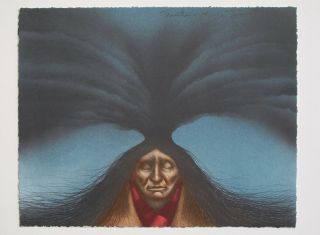 Frank Howell " Transition " Signed Numbered Lithograph 1989